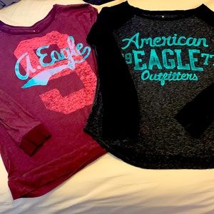 American Eagle favorite T. Both size Xl